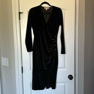 Michael Kors Black Velvet Dress - size M